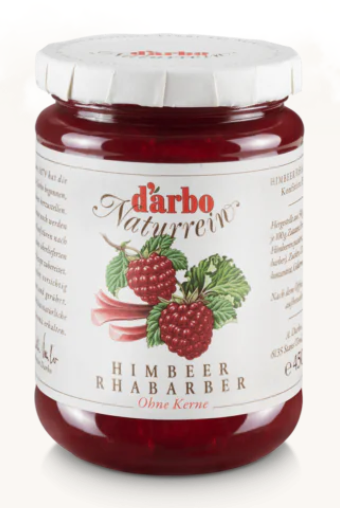 darbo raspberry rhubard